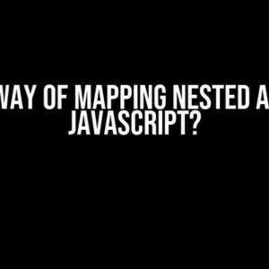 Better Way of Mapping Nested Arrays in JavaScript?