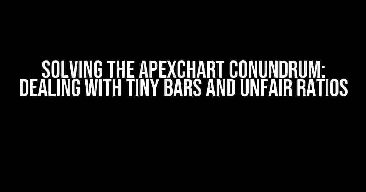 Solving the ApexChart Conundrum: Dealing with Tiny Bars and Unfair Ratios