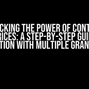 Unlocking the Power of Contrast Matrices: A Step-by-Step Guide to Interaction with Multiple Grand Means